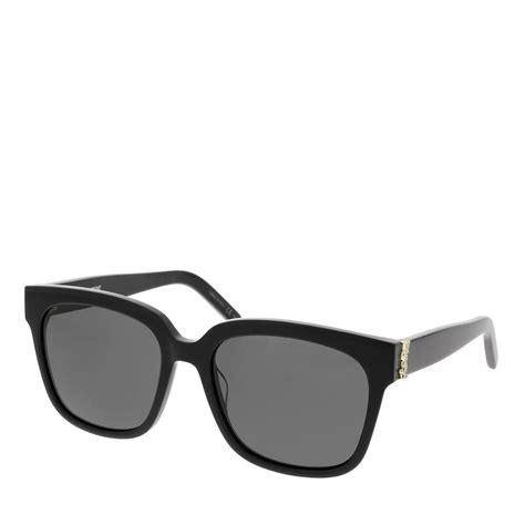 Saint Laurent: Black SL M40 Sunglasses .